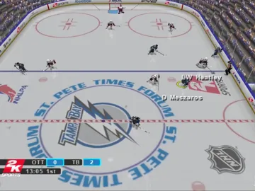 NHL 2K10 screen shot game playing